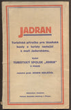JADRAN. Turistická příručka pro cestující k moři Jaderskému. - 1923.