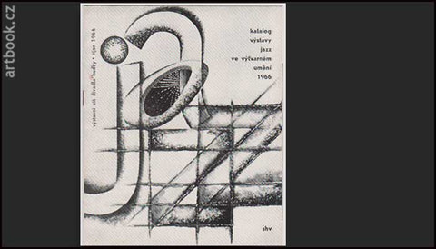 Jazz ve výtvarném umění. Katalog výstavy. Divadlo hudby. 1966.