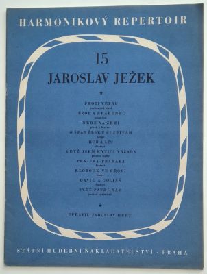 JEŽEK, JAROSLAV  - HARMONIKOVÝ REPERTOIR 15. - 1953.