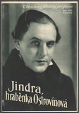 JINDRA, HRABĚNKA OSTROVÍNOVÁ. - 1933.