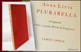 JOYCE; JAMES: ANNA LIVIA PLURABELLA. Fragment Díla v zrodu (Work in Progress). - 1932.
