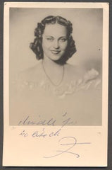 ZITA KABÁTOVÁ. - Fotografická pohlednice.