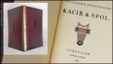 Josef Čapek, 8 linorytů - APOLLINAIRE; GUILLAUME: KACÍŘ A SPOL. - kožená vazba. 1926.