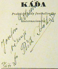 KÁĎA PEŠEK - podpis v knize. DNES HRAJE KÁĎA. - 1941. + 1932. RYDLO; BOHOUŠEK: V TRANSU SVĚTEL MIHOTÁNÍ ZA NOCI I ZA SVÍTÁNÍ.