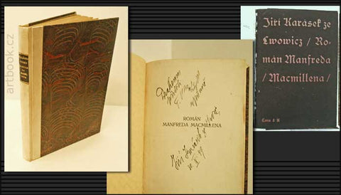 KARÁSEK ZE LVOVIC; JIŘÍ: ROMÁN MANFREDA MACMILLENA.  - 1907. 1. vyd.; podpis autora.