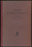 TOBOLKA, ZDENĚK V.: ČESKOSLOVENSKÉ KNIHOVNICTVÍ. - 1925.