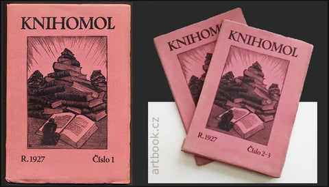 KNIHOMOL. 1927. List pro knižní kulturu; bibliofilství a sběratelství. Č. 1 + 2-3.