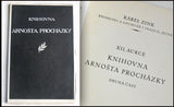 KNIHOVNA ARNOŠTA PROCHÁZKY. Druhá část. - aukční katalog, 1927.
