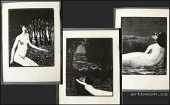 KOBLIHA; FRANTIŠEK: ŽENA - 1911. 3 dřevoryty.