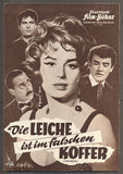 Alberto Sordi - DIE LEICHE IST IM FALSCHEN KOFFER (Kriminálníci). - 1960. Illustrierte Film-Bühne.