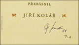 Kolář - Ezop & Hollar. Bajky. - 1957.