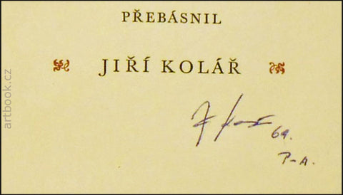 Kolář - Ezop & Hollar. Bajky. - 1957.