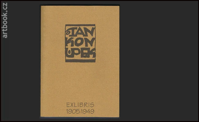 Konůpek - PETROVSKÝ, VLASTIMIL: JAN KONŮPEK. Soupis exlibris 1905-1949.