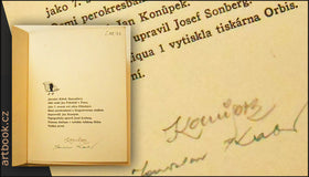 2 lepty Jan Konůpek - KABEŠ, JAROSLAV: SAMOMLUVY.  - 1943