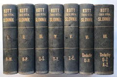 Česko-německý slovník zvláště grammaticko-fraseologický. Sestavil František Štěpán Kott. - 1878-1893.
