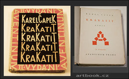 ČAPEK; KAREL: KRAKATIT. - 1924.  2. vyd.