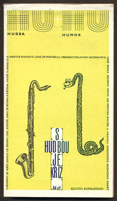Kříž - KRESLENÝ HUMOR ADOLFA KŘÍŽE - S HUDBOU JE KŘÍŽ (ADOLF). - 1972.