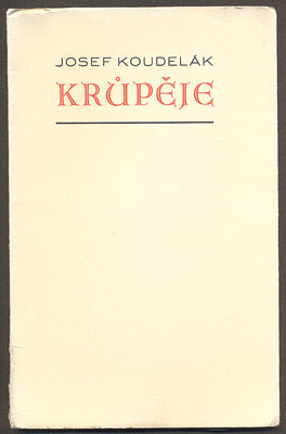 KOUDELÁK, JOSEF: KRŮPĚJE. - 1933.