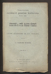 WINTER, ZIKMUND: KUCHYNĚ A STŮL NAŠICH PŘEDKŮ. - 1892.