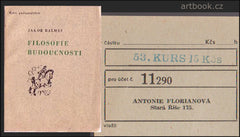 BALMES; JAKOB: FILOSOFIE BUDOUCNOSTI. - 1946. Stará Říše. Kurs 53.