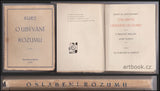 SAINT-BONNET; BLANC DE: OSLABENÍ LIDSKÉHO ROZUMU. - 1927. Stará Říše. Kurs sv. 19.