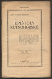 HAVLÍČEK BOROVSKÝ, KAREL: EPIŠTOLY KUTNOHORSKÉ. - 1921.