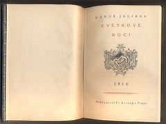JELÍNEK, HANUŠ: KVĚTNOVÉ NOCI. - 1916.