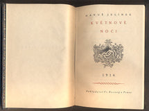 JELÍNEK, HANUŠ: KVĚTNOVÉ NOCI. - 1916.