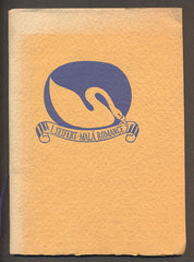 SEIFERT, JAROSLAV: MALÁ ROMANCE. - 1940. Podpis autora.