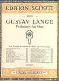 LANGE, GUSTAV: FR. SCHUBERT, AM MEER.