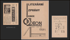 Teige - LITERÁRNÍ ZPRÁVY EDICE ODEON. - Ročník I. Jaro, 1926.