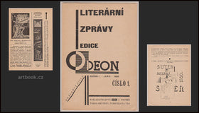 Teige - LITERÁRNÍ ZPRÁVY EDICE ODEON. - Ročník I. Jaro, 1926.