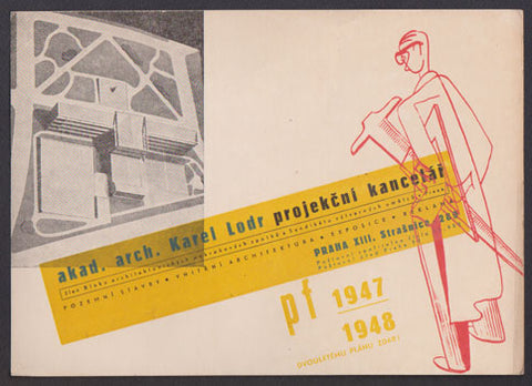 Arch. KAREL LODR - PF 1947 / 1948.