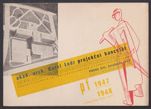 Arch. KAREL LODR - PF 1947 / 1948.