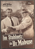 Lex Barker - IM STAHLNETZ DES DR. MABUSE / Návrat doktora Mabuse. - 1961. Illustrierte Film-Bühne.