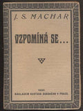 MACHAR, J. S.: VZPOMÍNÁ SE... - 1920.