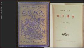 MAHEN, JIŘÍ: DUHA. - Obálka V. H. BRUNNER. 1. vyd. 1916.