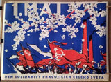 1. MÁJ - DEN SOLIDARITY PRACUJÍCÍCH CELÉHO SVĚTA. - Adolf Zábranský, 1970.