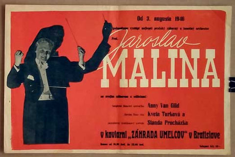 ORCHESTR JAROSLAVA MALINY. - 1946.