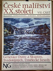 ČESKÉ MALÍŘSTVÍ XX. STOLETÍ  / GENERACE OSMY A SKUPINY, TVRODOŠÍJNÝCH, UMĚLECKÉ BESEDY - VII. ČÁST. - 1987.