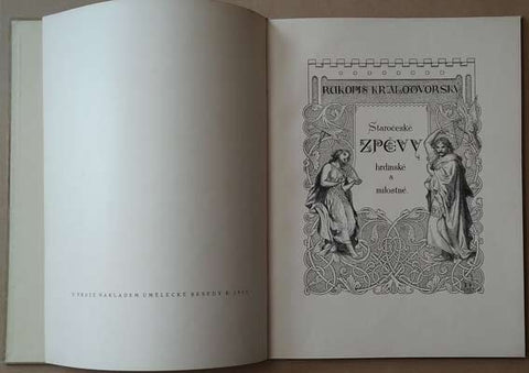 RUKOPIS KRÁLODVORSKÝ. I. - 1917. / RUKOPIS KRÁLODVORSKÝ. II. - 1918.