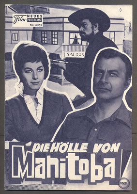 Lex Barker - DIE HÖLLE VON MANITOBA (Peklo Manitoby). - 1965. Neues Filmprogramm.