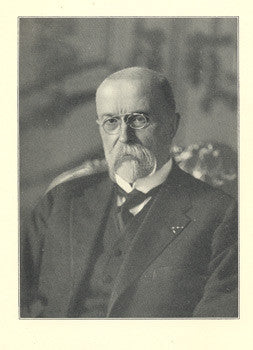 THOMAS G. MASARYK, PRESIDENT OF THE CZECHOSLOVAK REPUBLIC. - 1923.