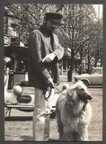 WALDEMAR MATUŠKA na procházce se svým afgánským chrtem. Foto Jaroslav Procházka. 1969..