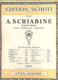 SCRIABINE, A.: MAZURKA CIS MOLL.