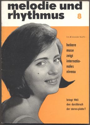 MELODIE UND RHYTMUS č. 8. - 1965.