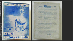 NEZVAL; VÍTĚZSLAV: MENŠÍ RŮŽOVÁ ZAHRADA. - 1926. 1. vyd. Odeon sv. 12. JOSEF ŠÍMA; TOYEN; JINDŘICH ŠTYRSKÝ; KAREL TEIGE.