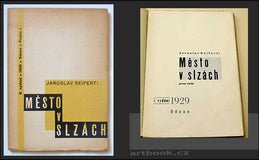 SEIFERT; JAROSLAV: MĚSTO V SLZÁCH. - 1929. 3. vyd. Obálka a typo KAREL TEIGE.
