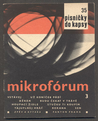 MIKROFÓRUM 3. - PÍSNIČKY DO KAPSY 35. - 1967. /písničky/noty/