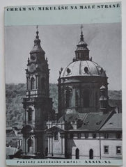 SEDLÁČKOVÁ, E. - CHRÁM SV. MIKULÁŠE NA MALÉ STRANĚ. - 1941.